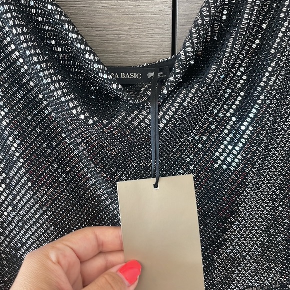 Zara hun metal sequin belted dress. - Picture 10 of 11